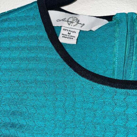 MING WANG Teal Shell Size M - Picture 2 of 5